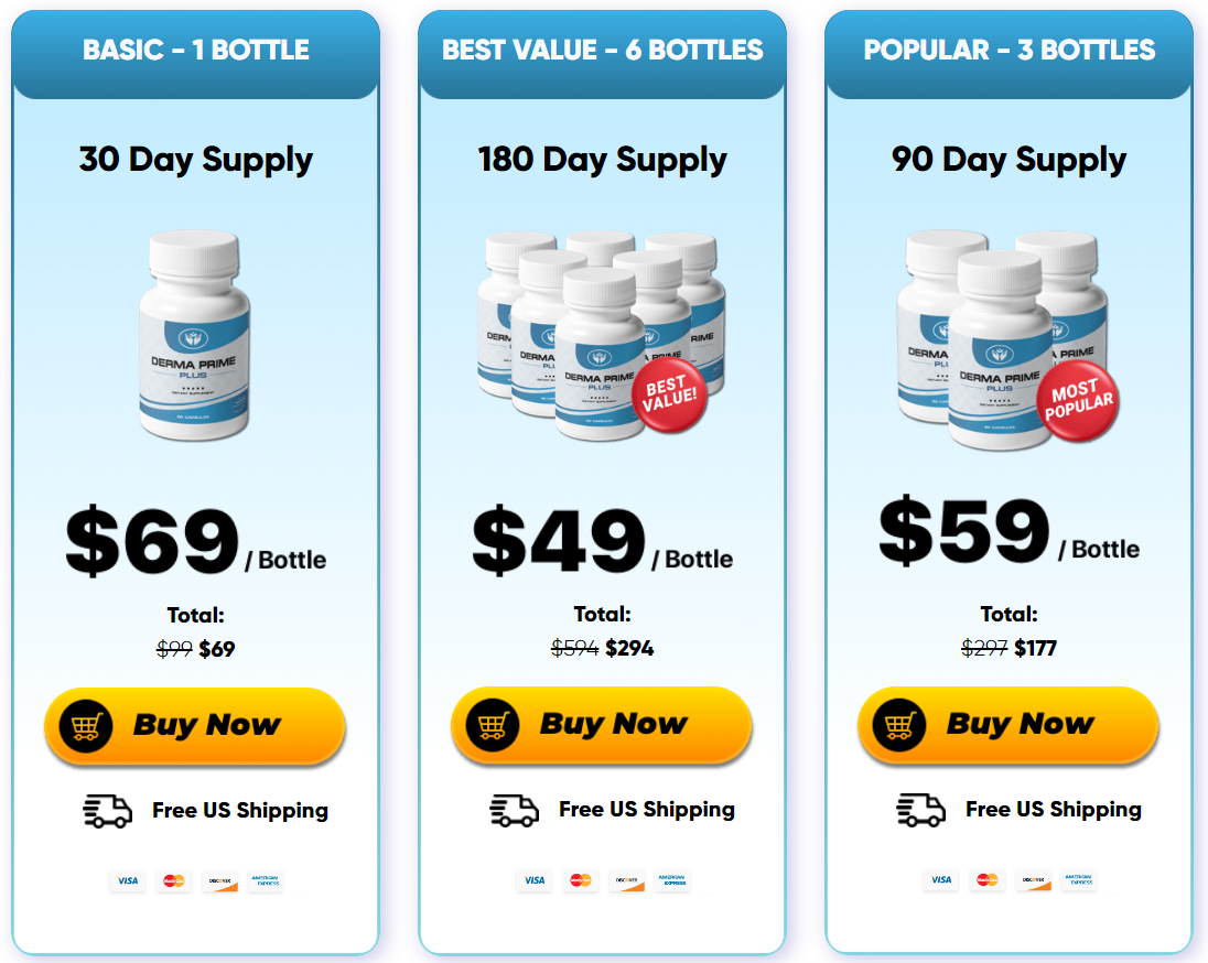 Derma Prime Plus order page